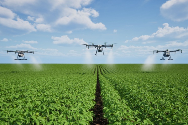 Produits phytosanitaires : d�tails sur la pulv�risation par drone
